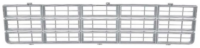 Redline Restomotive® 1973-1980 Chevrolet / GMC Truck Silver Inner Grille without Emblem