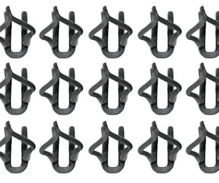 Redline Restomotive® 1960-1973 Ford / Mercury Car 15 Piece Standard Door Panel Clip Set