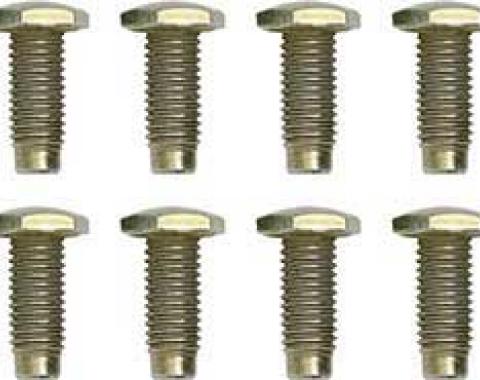 Redline Restomotive® 1967-1972 GM Car and Truck 8 Piece Seat Belt Bolt Set, for Vehicles without Shoulder Harness