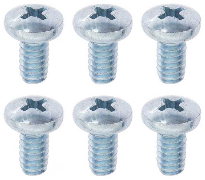 Redline Restomotive® 1969-1970 GM Car 6 Piece Steering Wheel Horn Shroud Screw Set