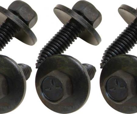 Redline Restomotive® 1967-1981 GM Car 6 Piece Rear Spring Eye Bracket Bolt Set