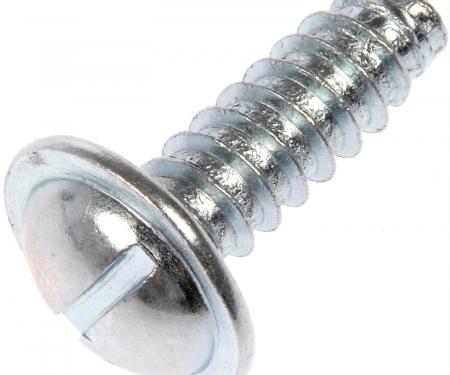 Redline Restomotive® License Plate Screw, Thread Size; 1/4"(# 14) x 3/4"